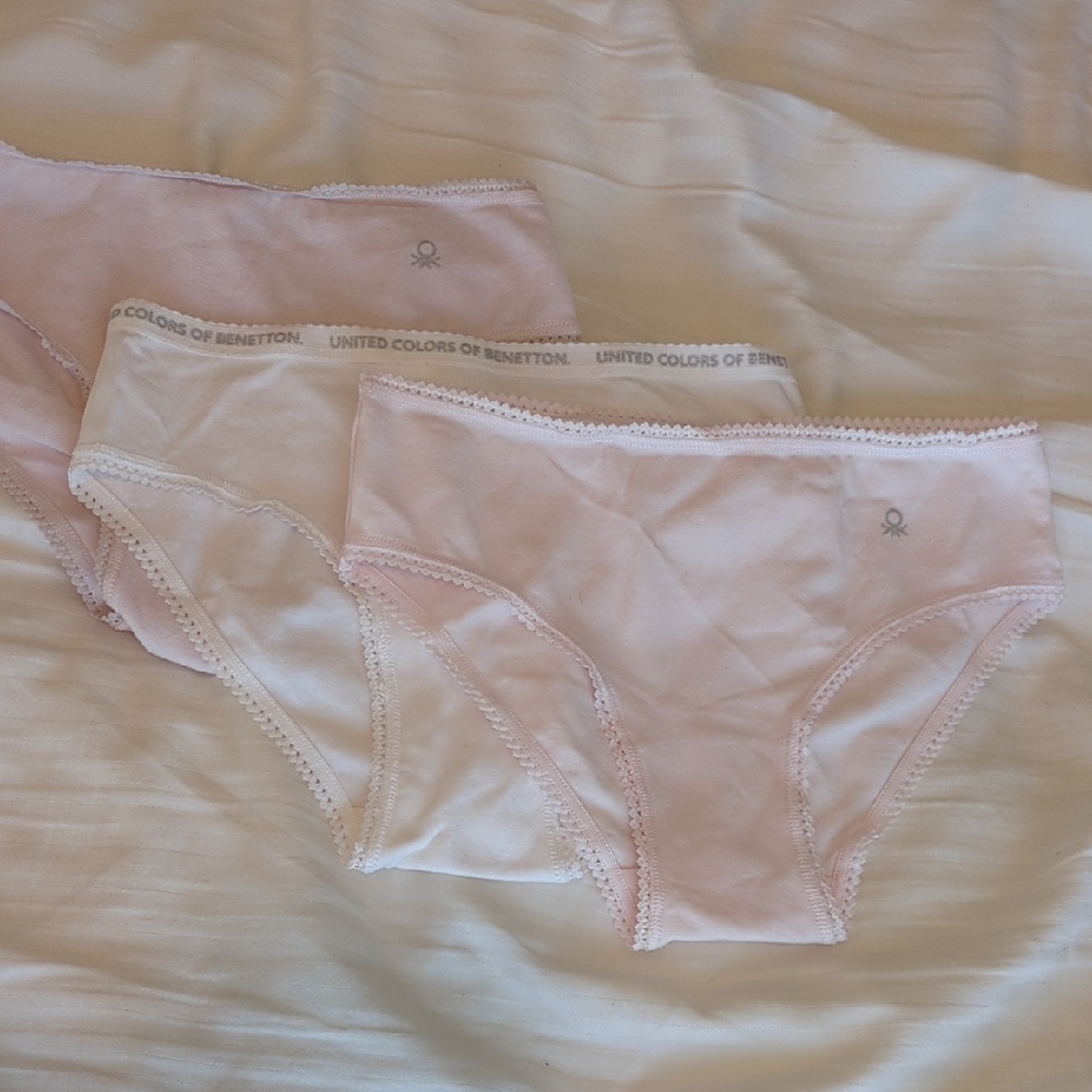 United Colors of Benetton Light Pink Panty Trio